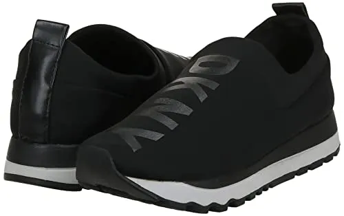 DKNY Women's Lightweight Slip On Comfort Sneaker, Black Ashton, 8
