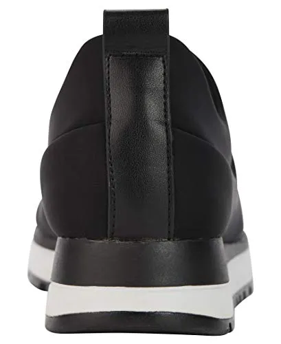 DKNY Women's Lightweight Slip On Comfort Sneaker, Black Ashton, 8