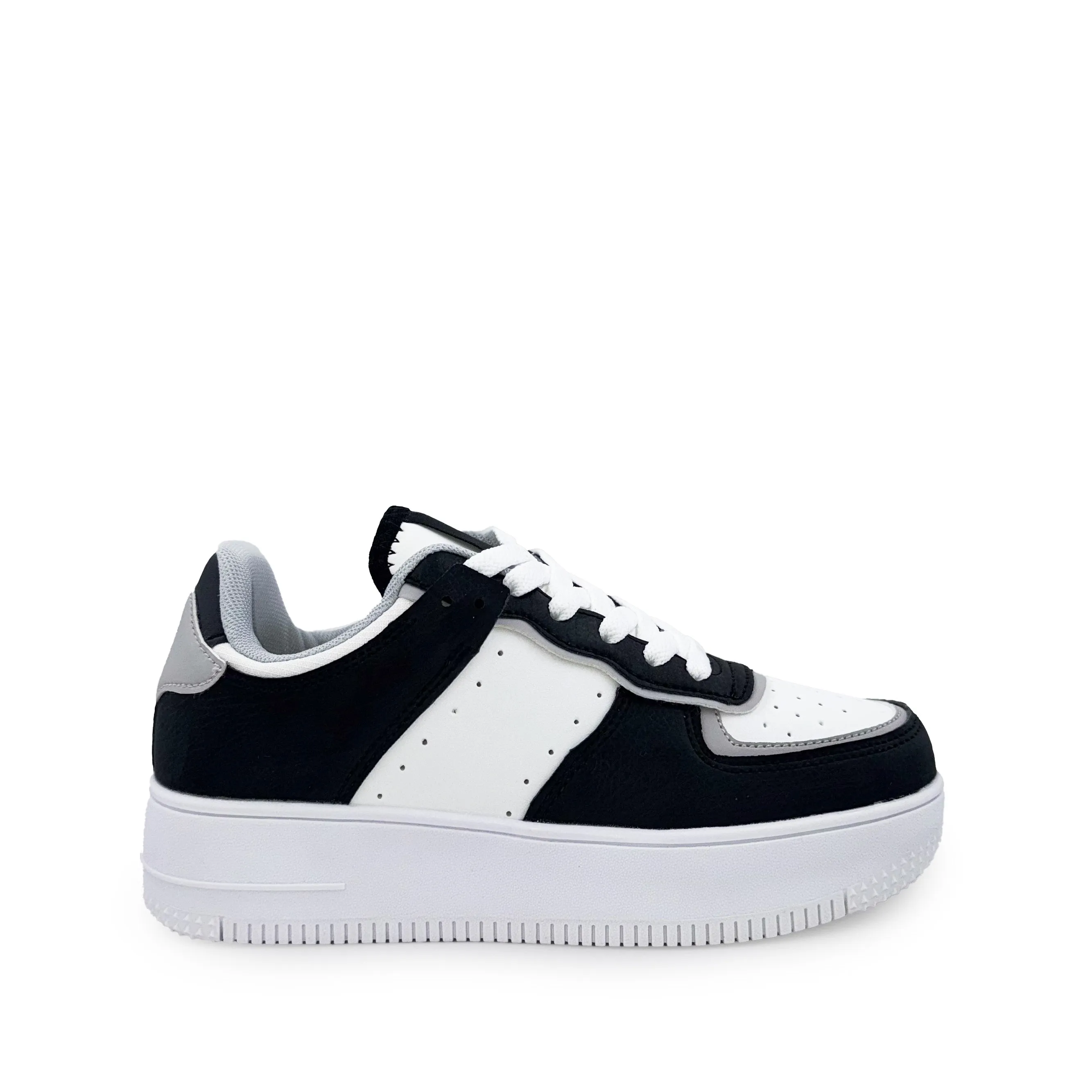 Eden Monochrome Street Style Platform Sneakers