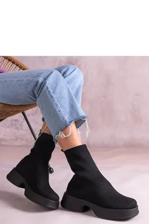 Elegant black ankle boots