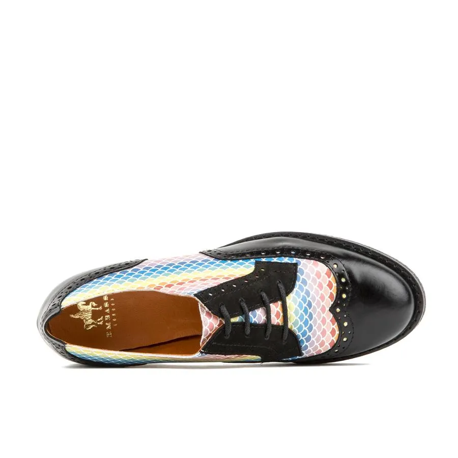 Embassy London The Artist 77216 Ladies Solidarity Leather Lace Up Brogues