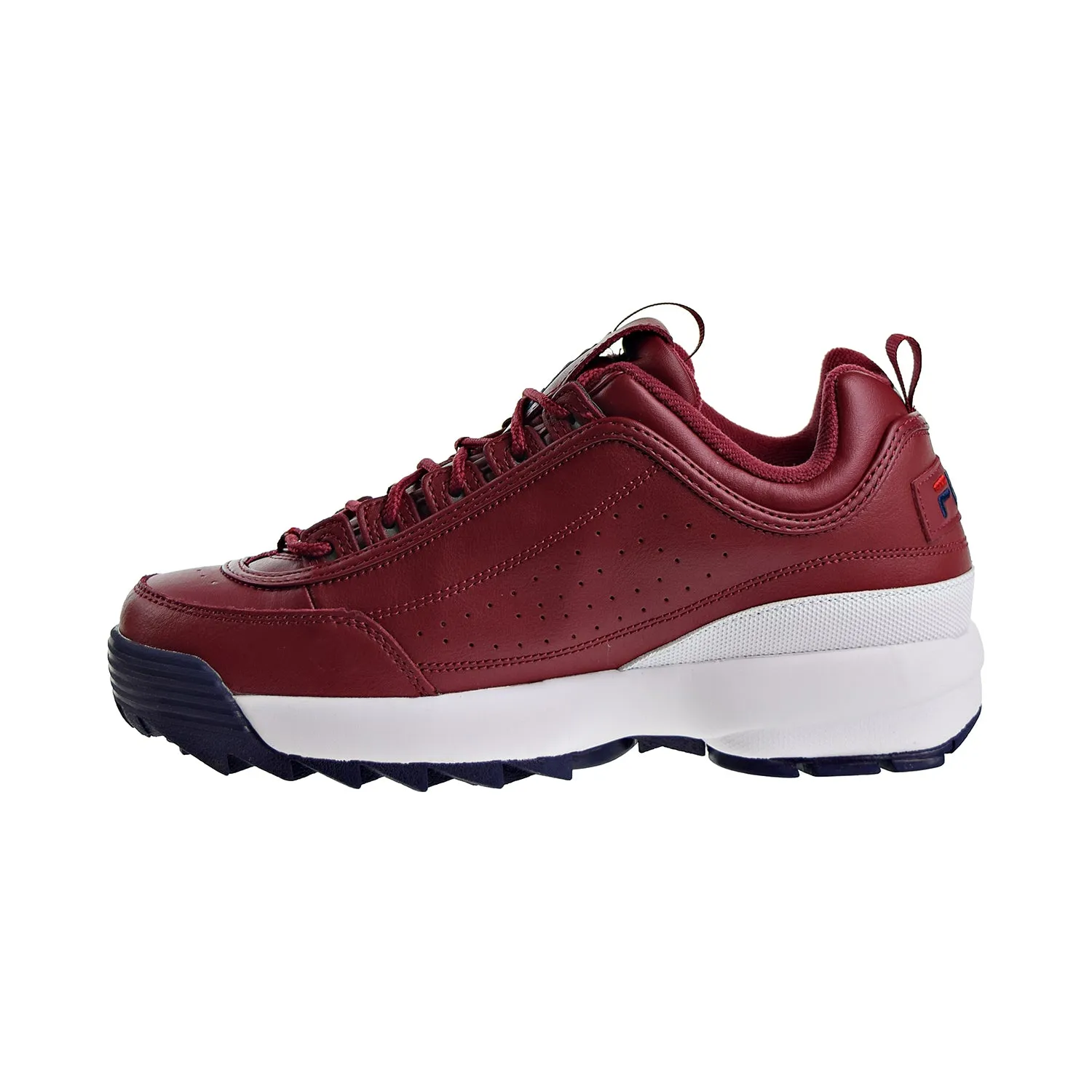 Fila Disruptor II Premium  Mens Shoes Biking Red/Navy/Red