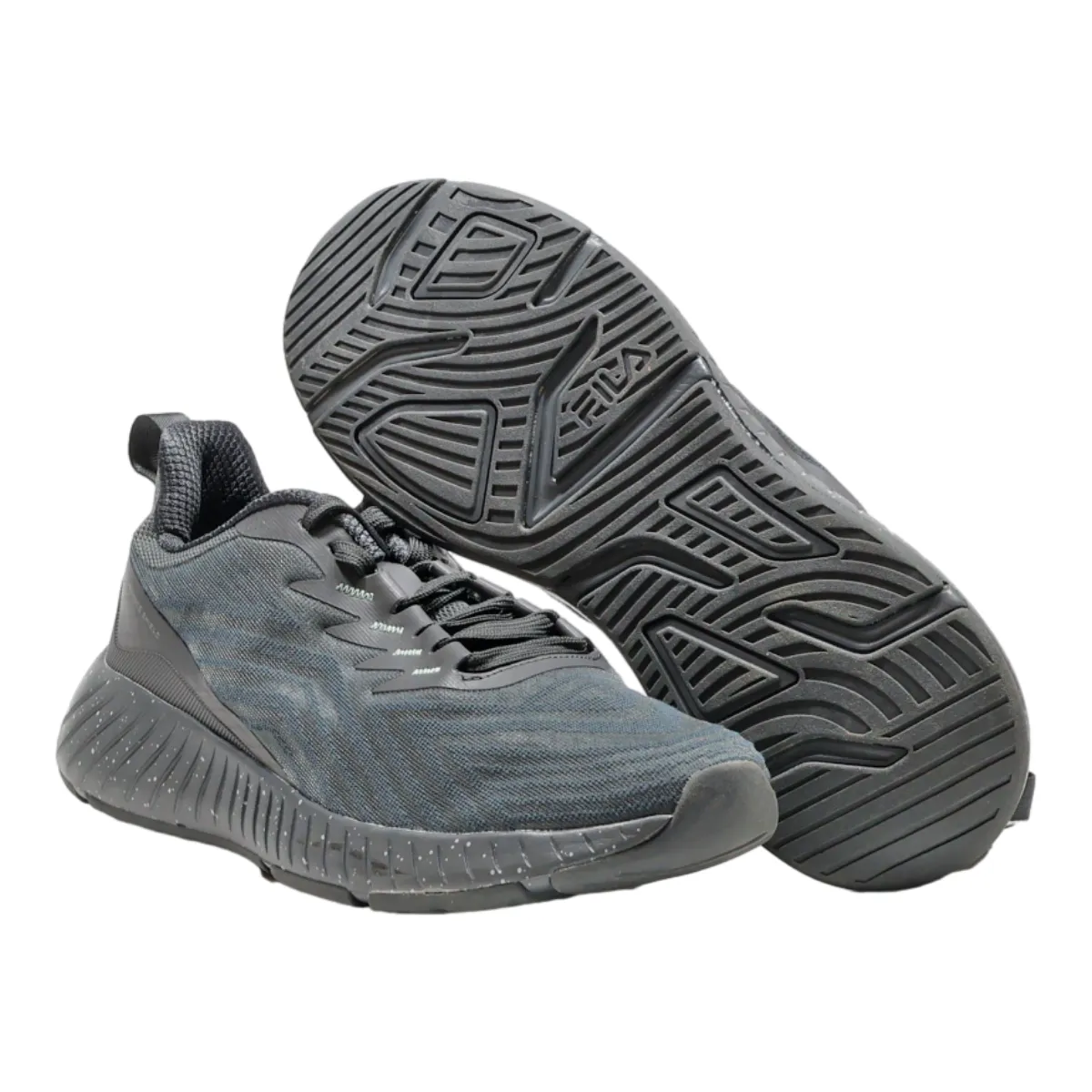 FILA Novanine Platform Trainers Grey Synthetic Mens UK 9