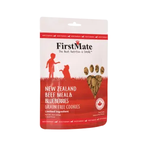 FirstMate New Zealand Beef & Blueberries Mini Trainer Treats 8oz