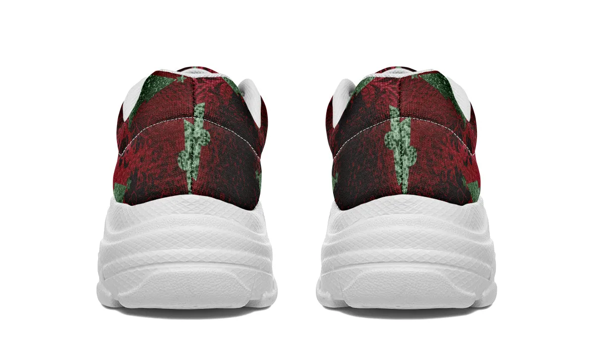 Glam Christmas Chunky Sneakers