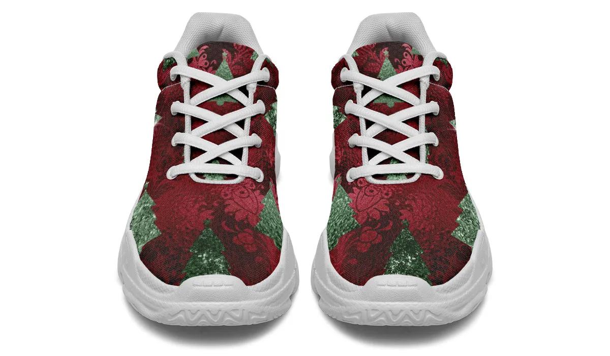 Glam Christmas Chunky Sneakers
