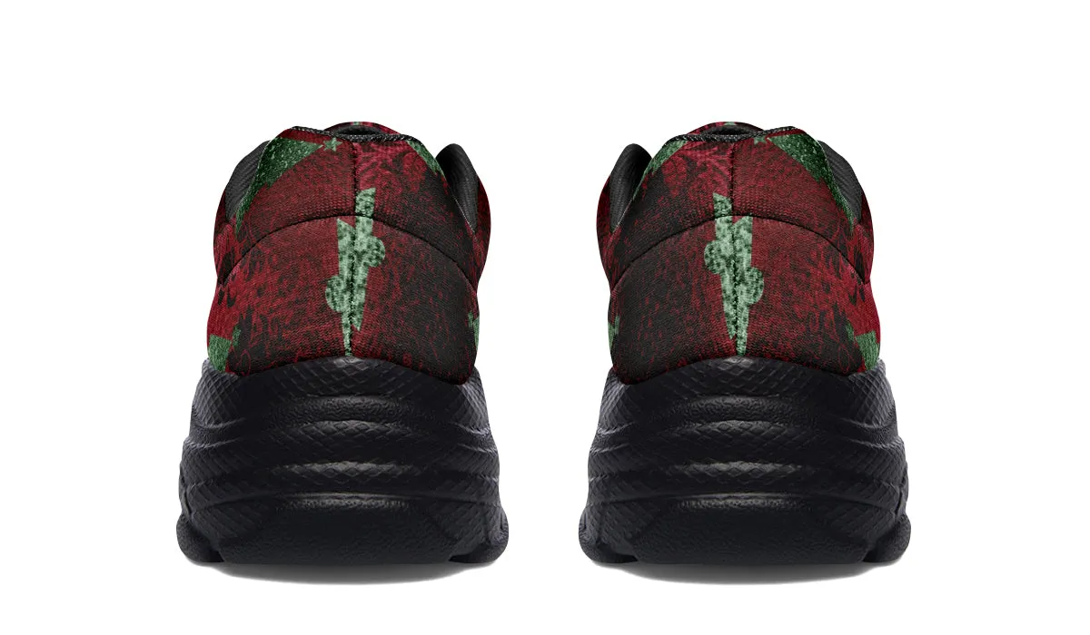 Glam Christmas Chunky Sneakers
