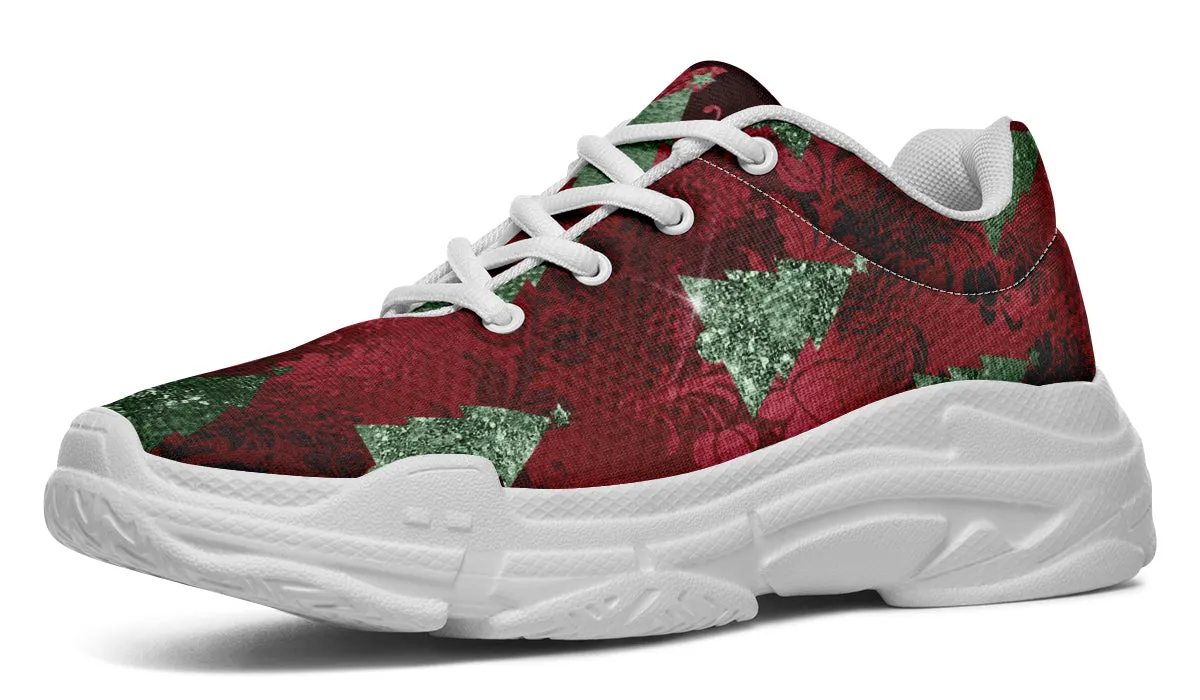 Glam Christmas Chunky Sneakers