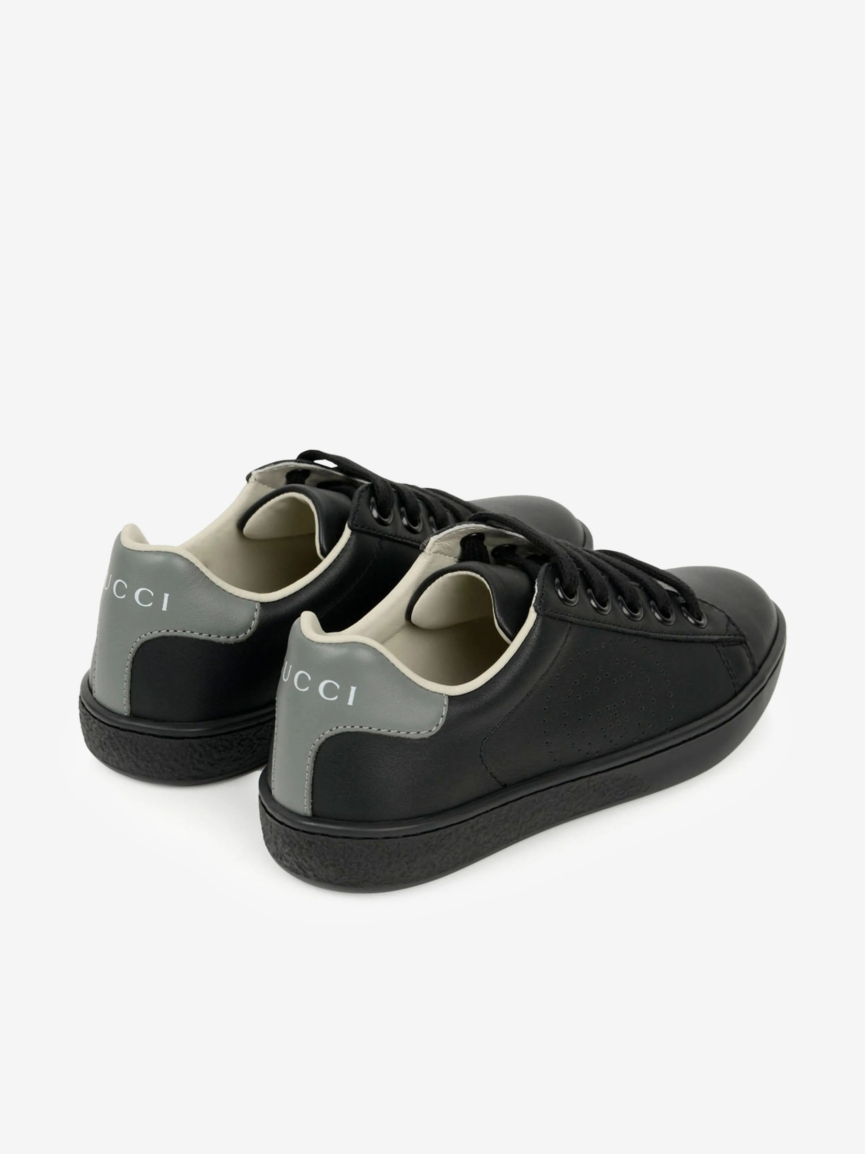 Gucci Leather New Ace Lace Up Trainers