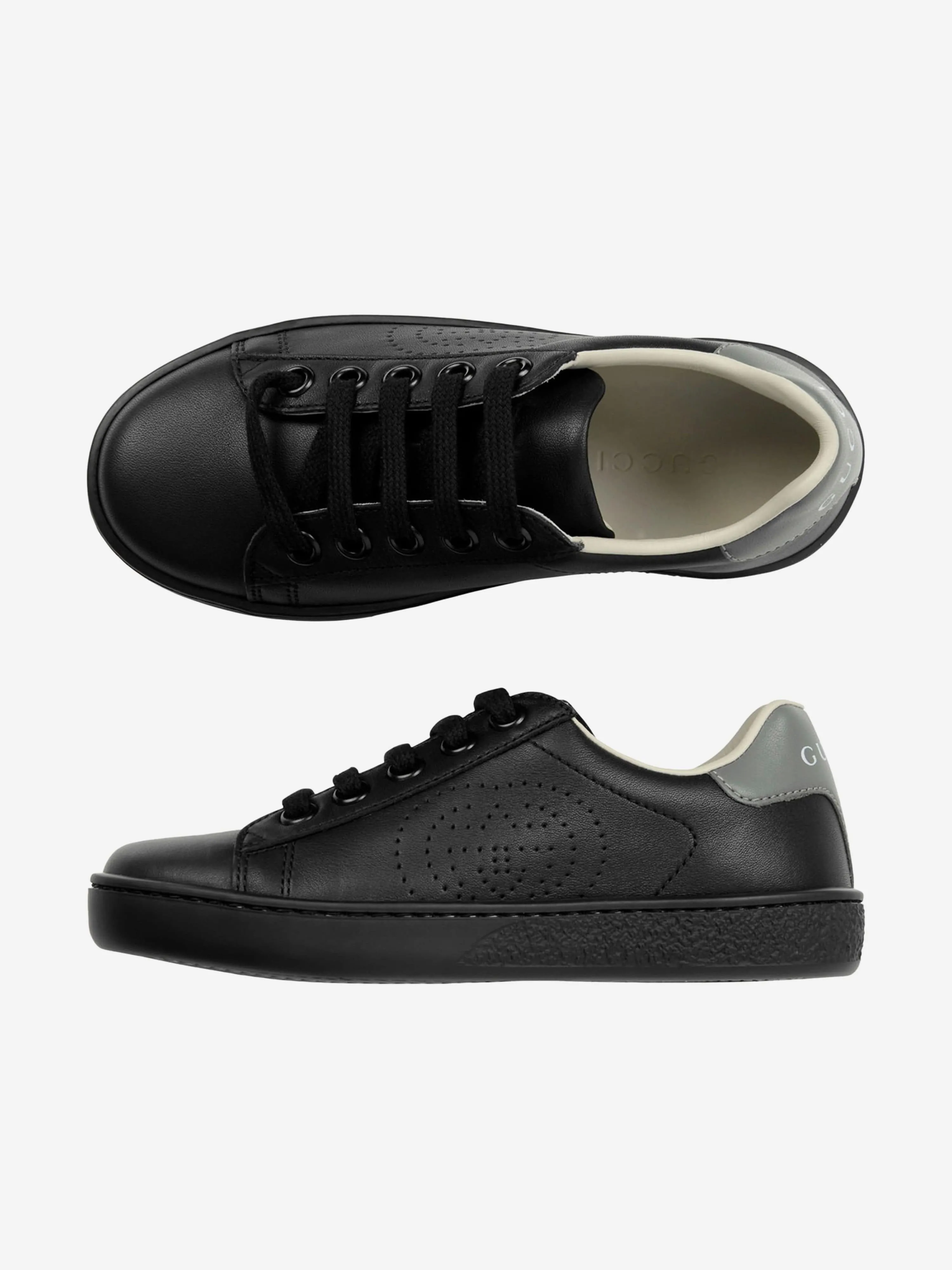 Gucci Leather New Ace Lace Up Trainers