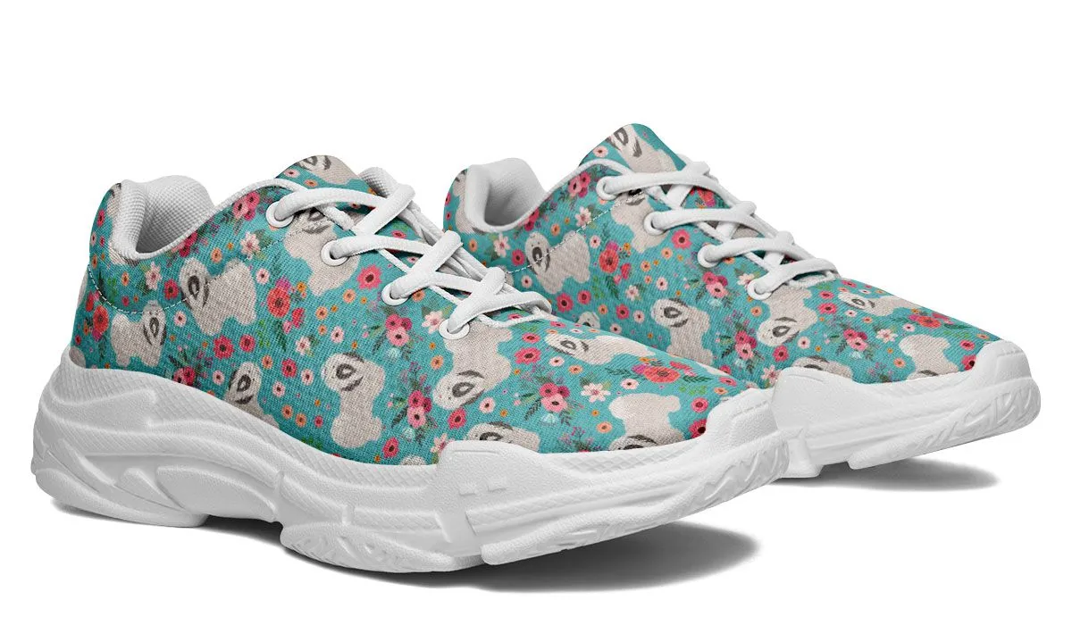 Havanese Flower Chunky Sneakers