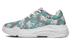 Havanese Flower Chunky Sneakers