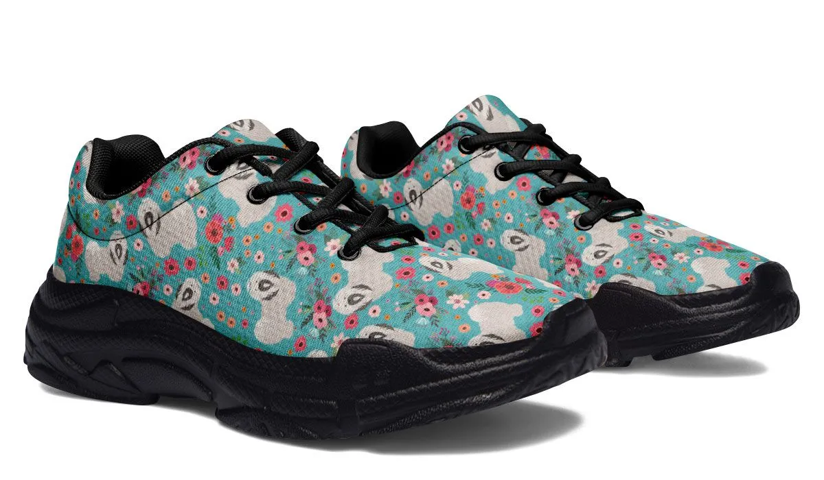 Havanese Flower Chunky Sneakers
