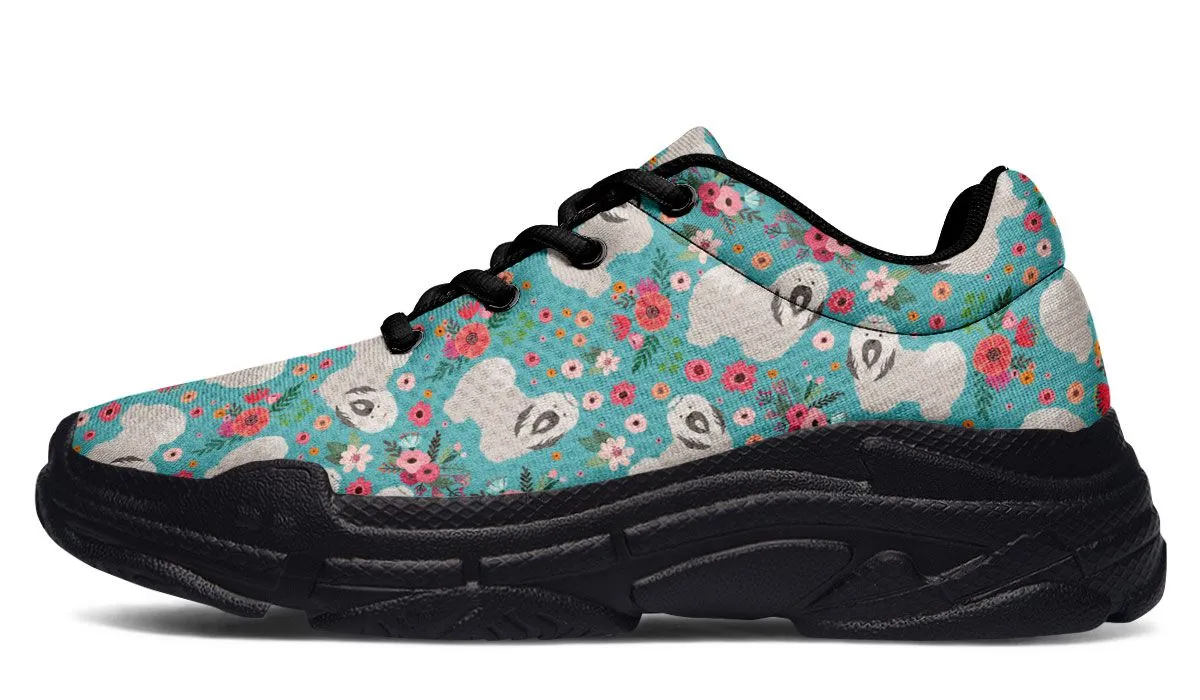 Havanese Flower Chunky Sneakers
