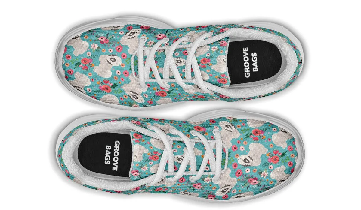 Havanese Flower Chunky Sneakers