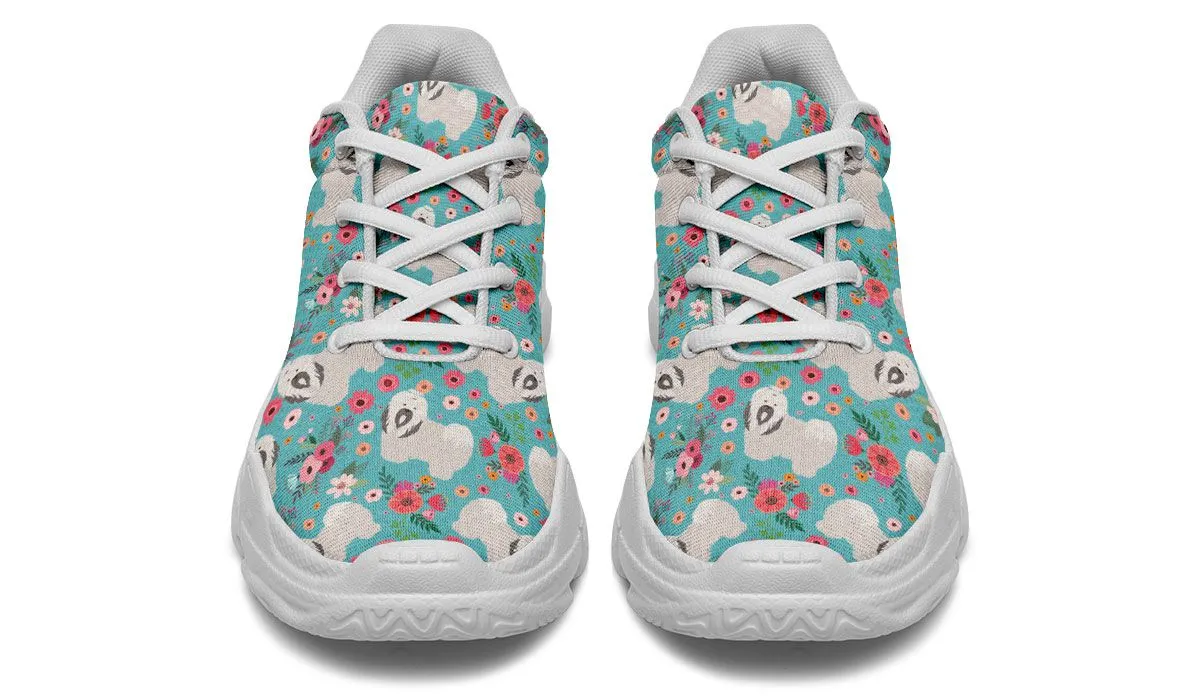 Havanese Flower Chunky Sneakers