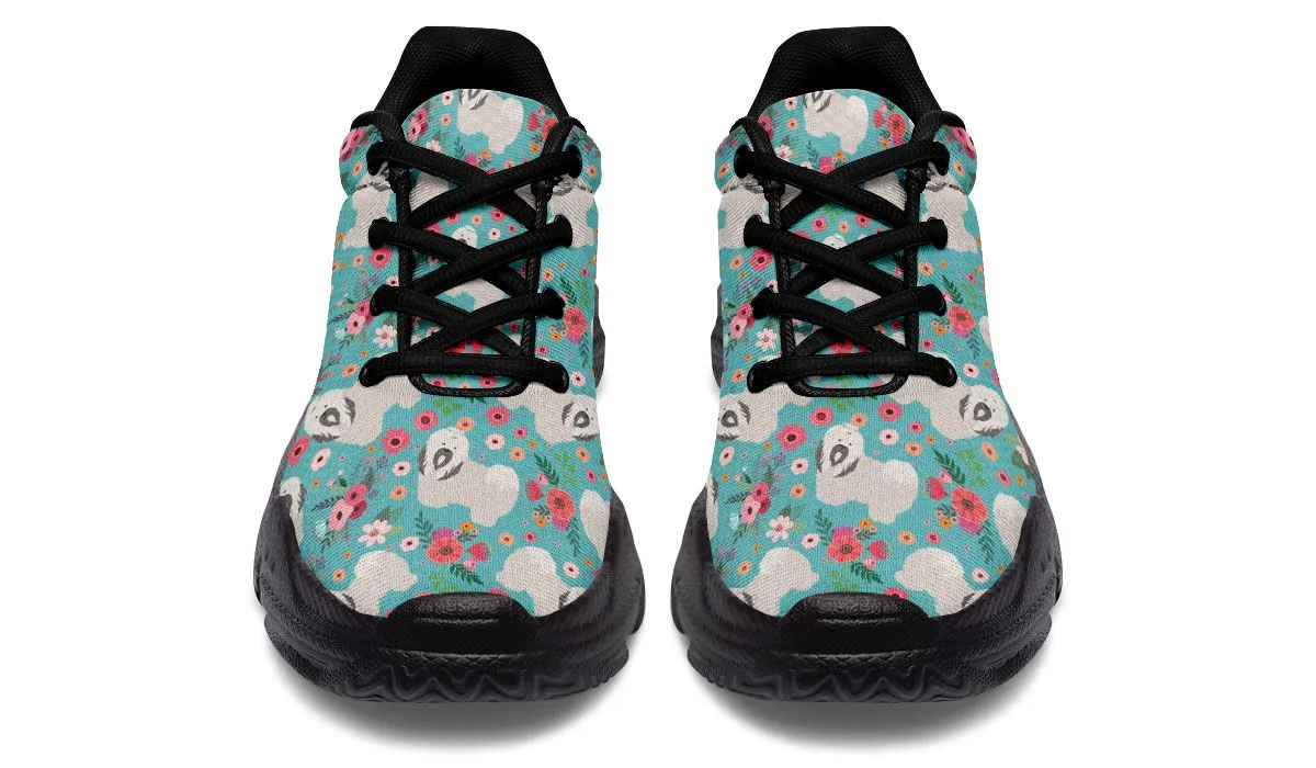 Havanese Flower Chunky Sneakers