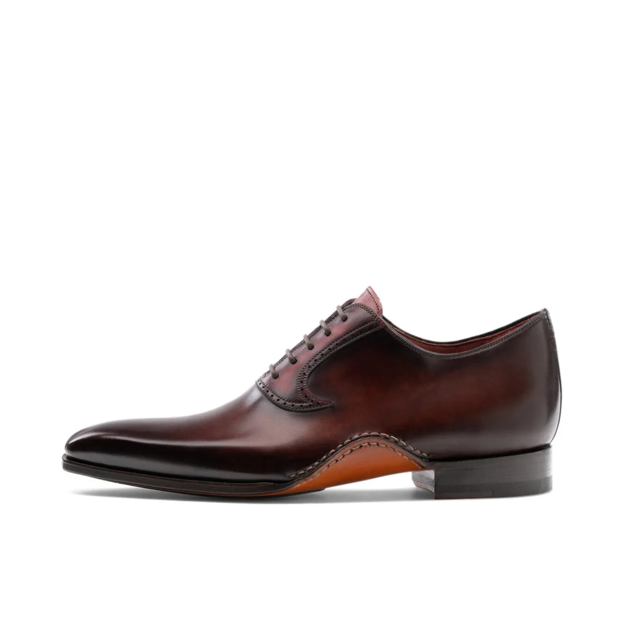 Height Increasing Brown Leather Armidale Brogue Oxfords