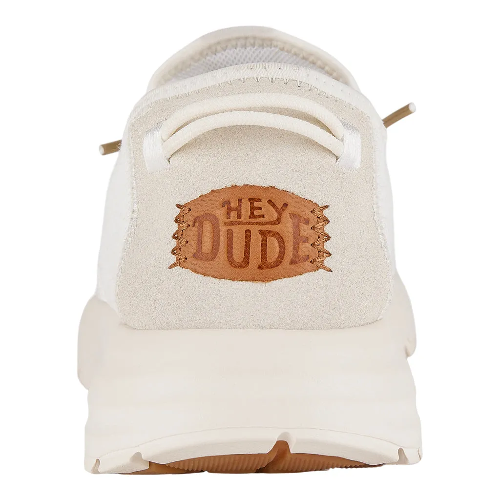 'Hey Dude' Men's Sirocco Sneaker - White / White