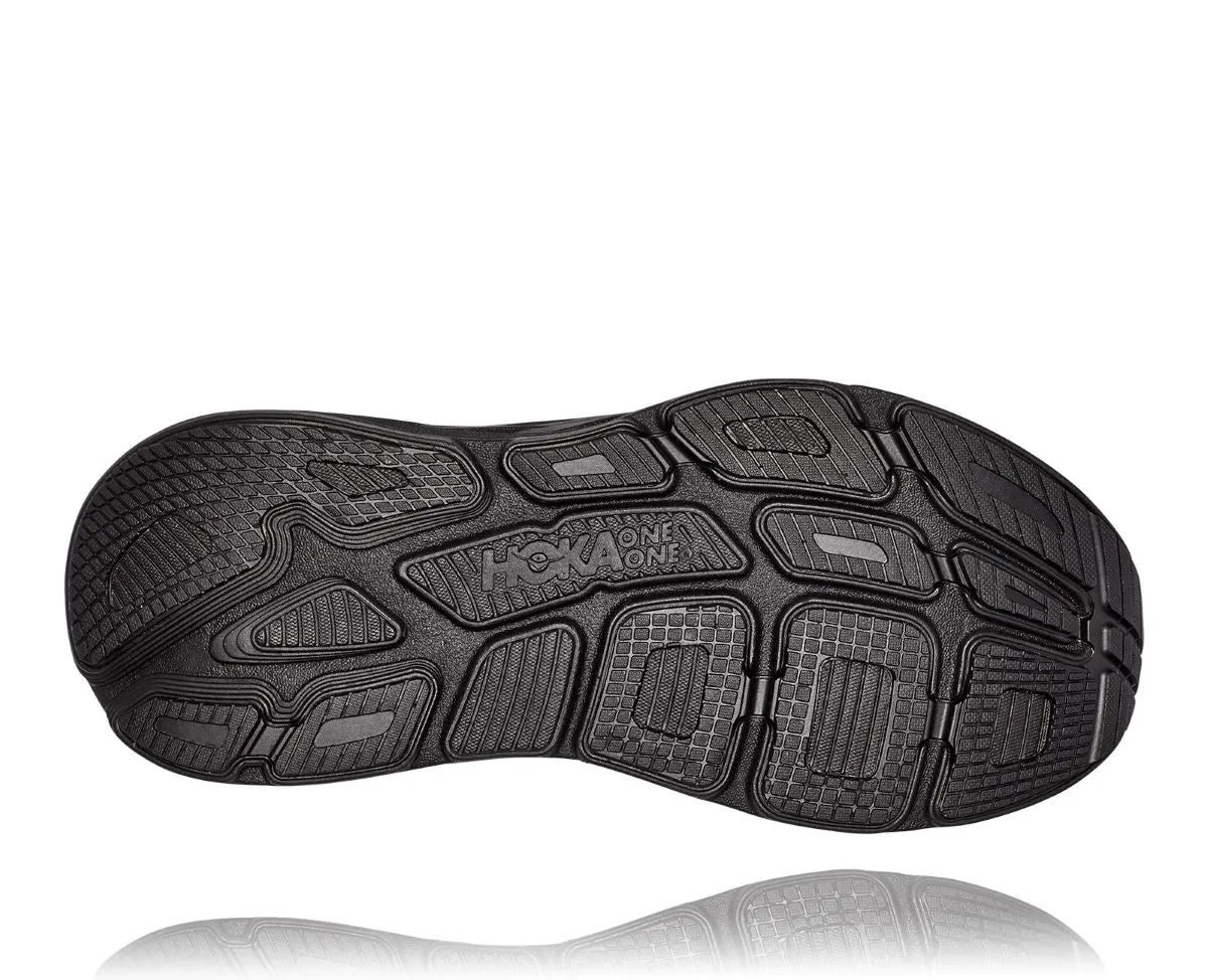 'HOKA' Men's Bondi 7 - Black / Black (Extra Wide)