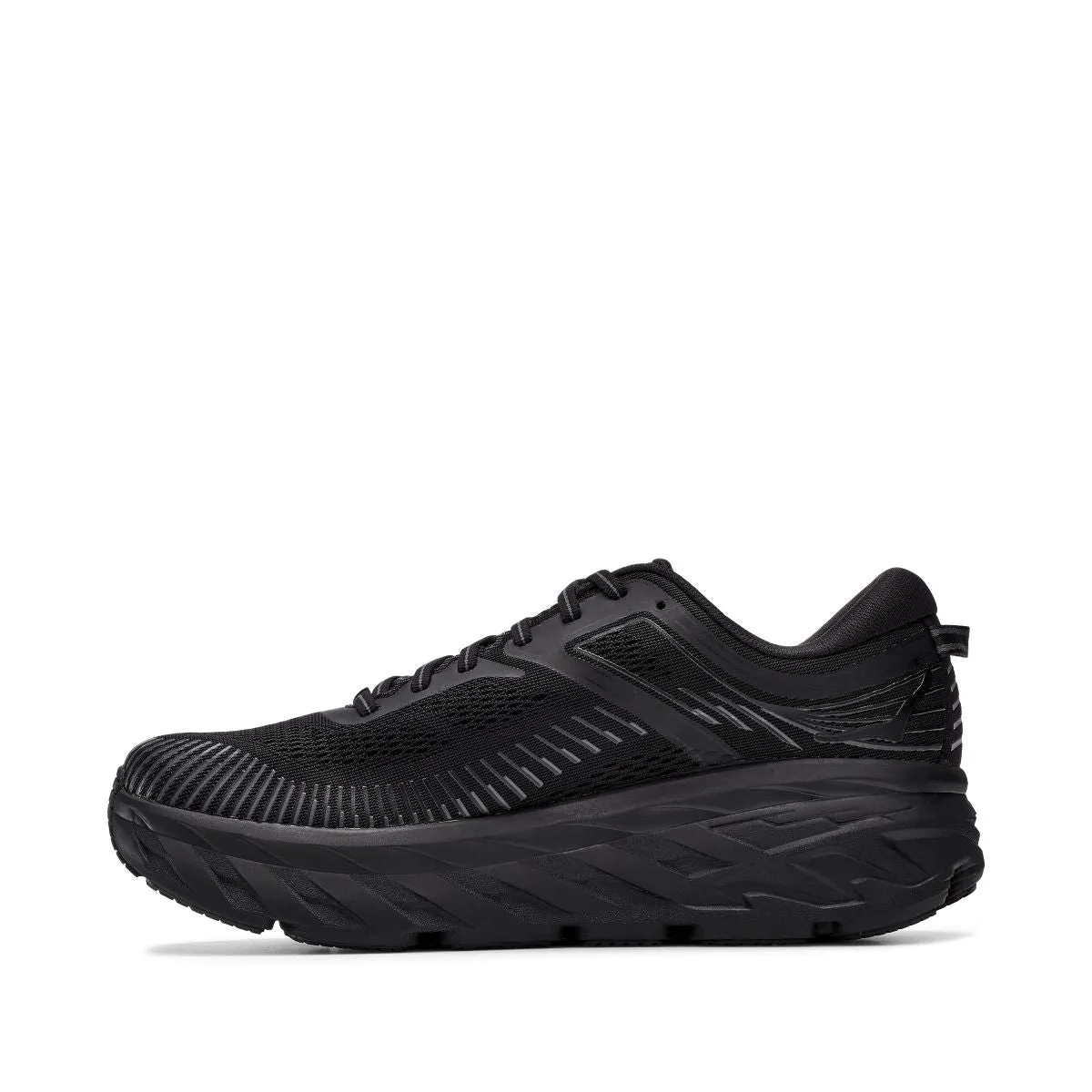 'HOKA' Men's Bondi 7 - Black / Black (Extra Wide)