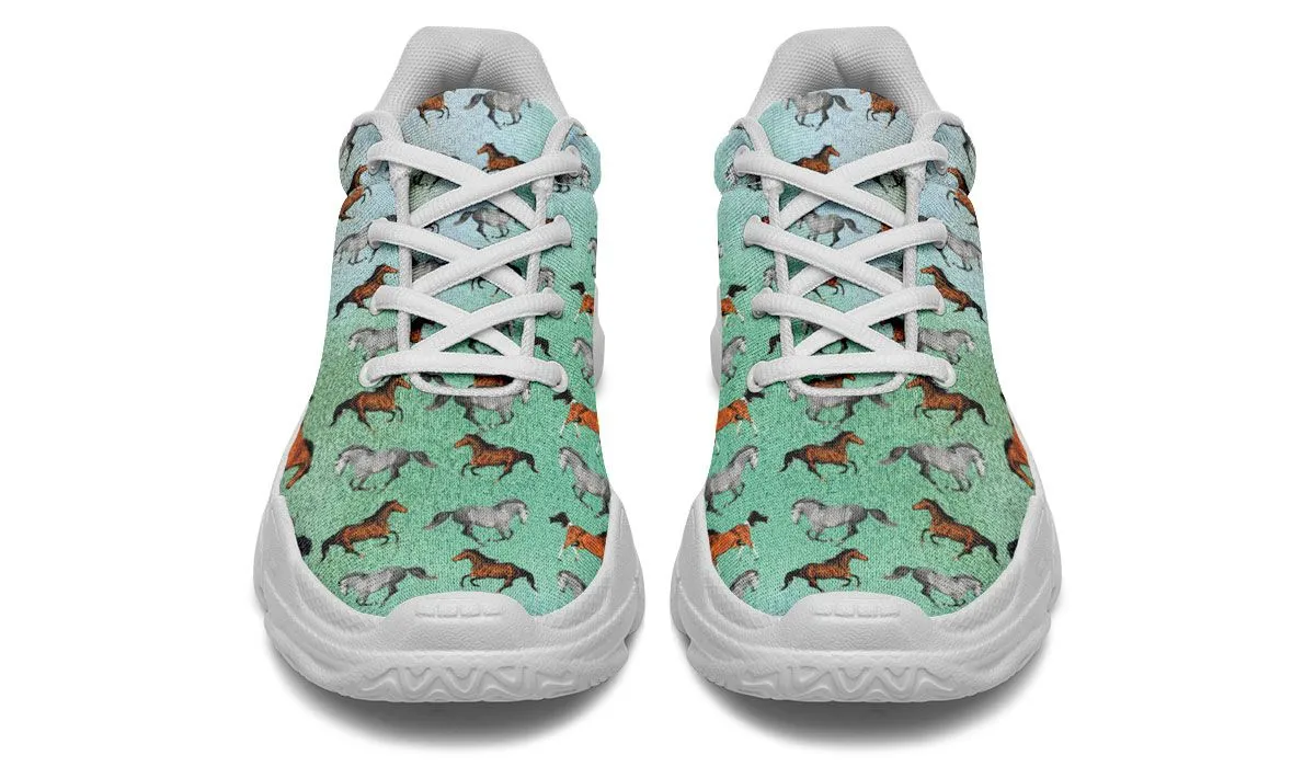 Horse Lovers Chunky Sneakers