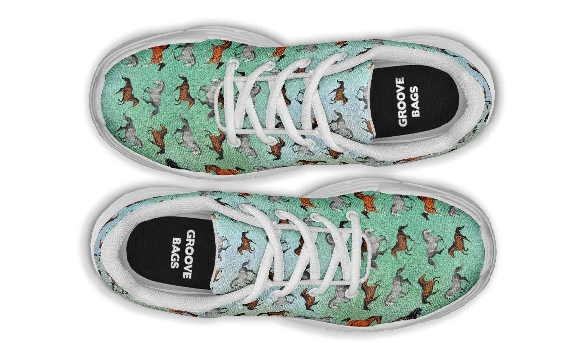 Horse Lovers Chunky Sneakers