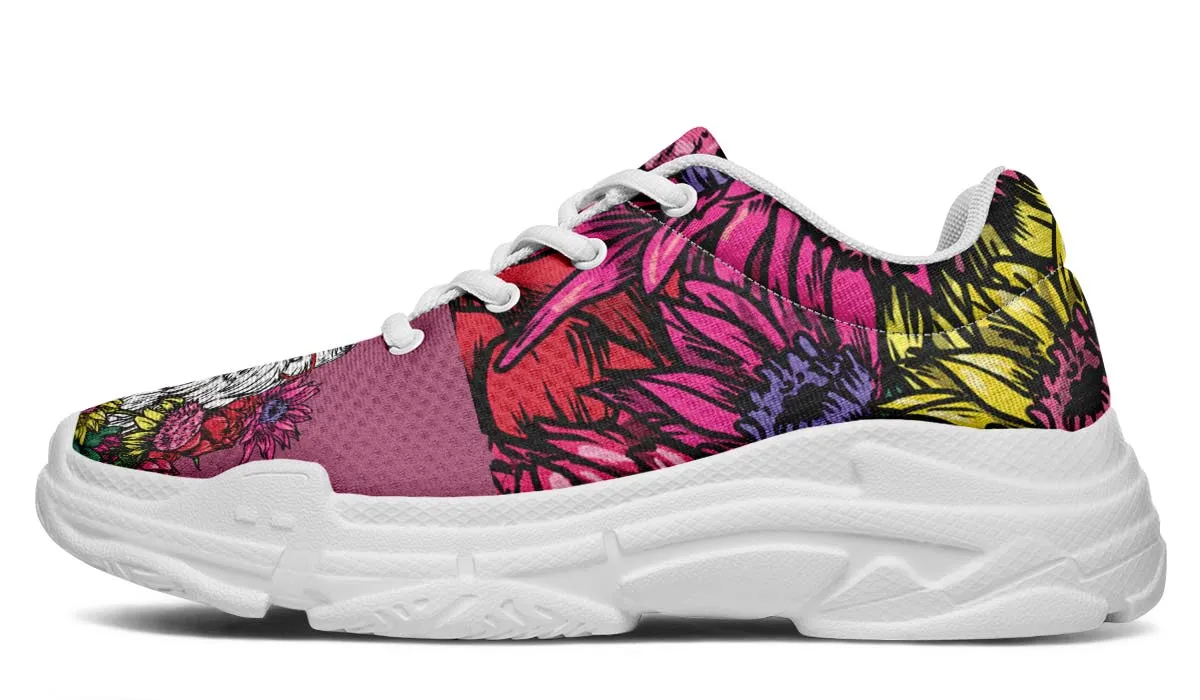 Illustrated Westie Chunky Sneakers