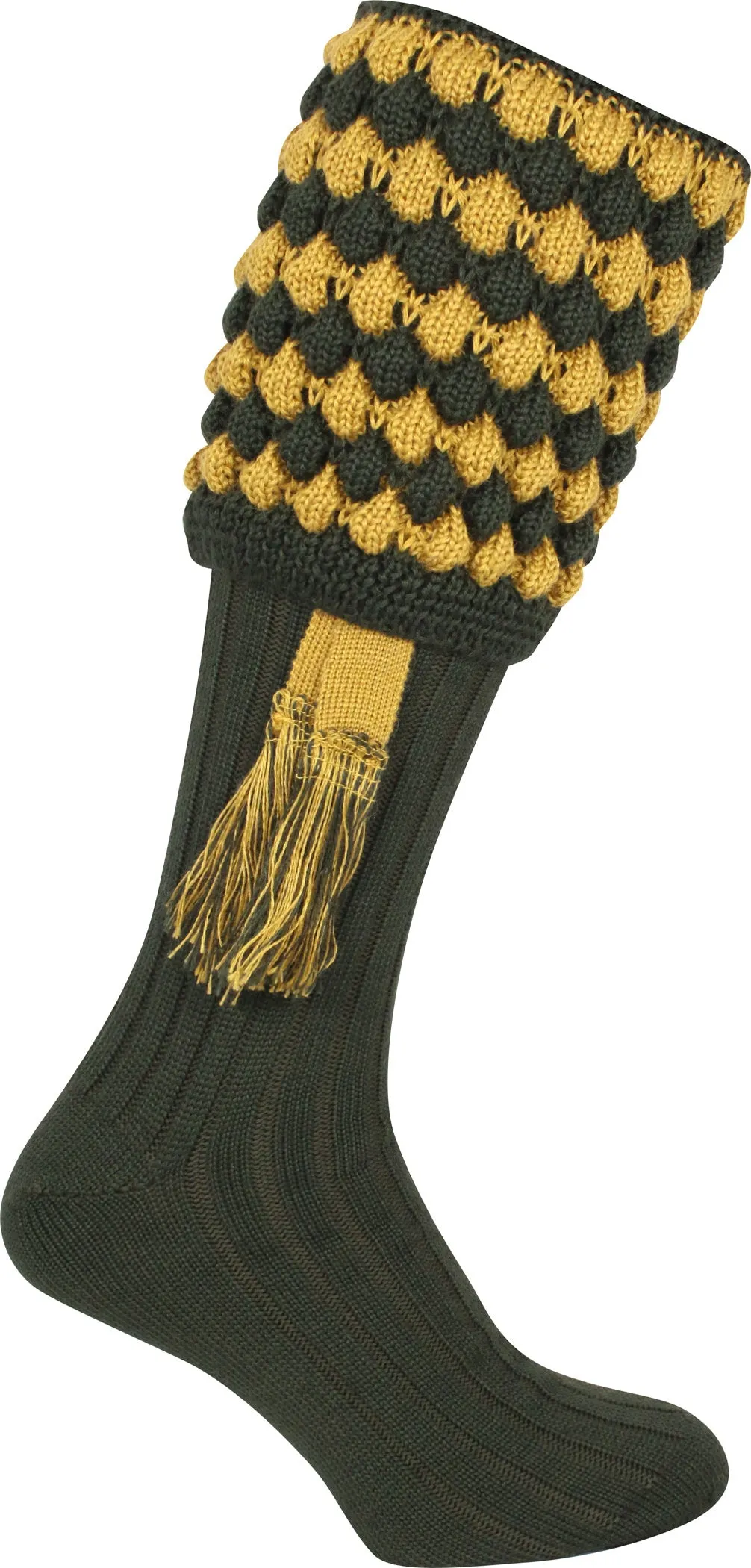 JACK PYKE Pair of Pebble Shooting Socks with Garters 8 to 11 UK