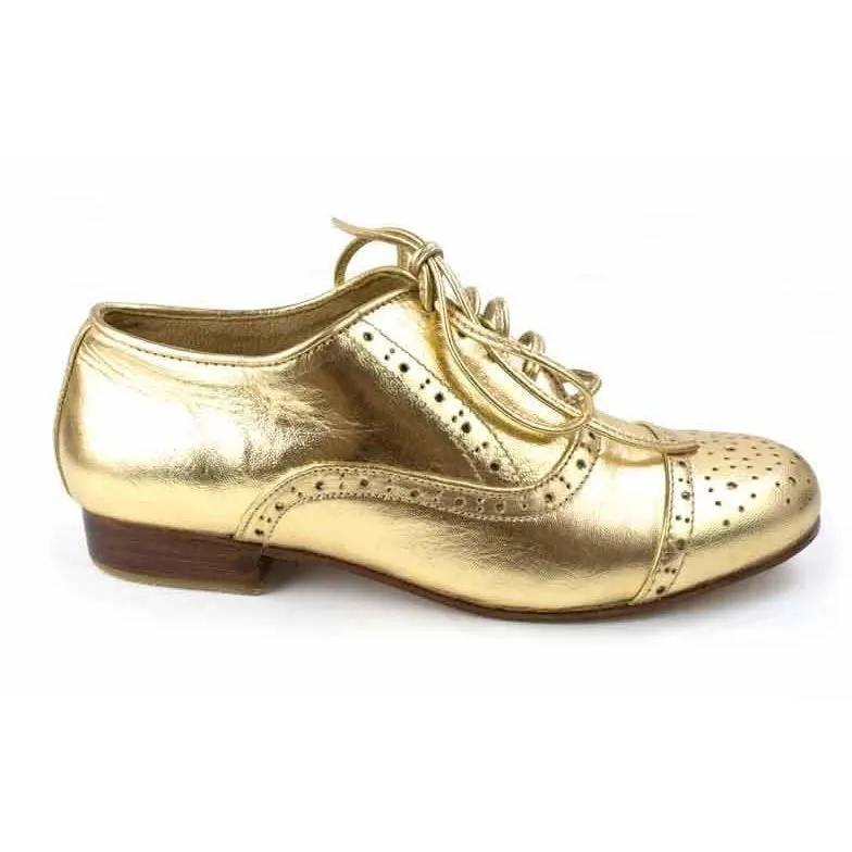 Jfahri Brogues - Metallic Gold