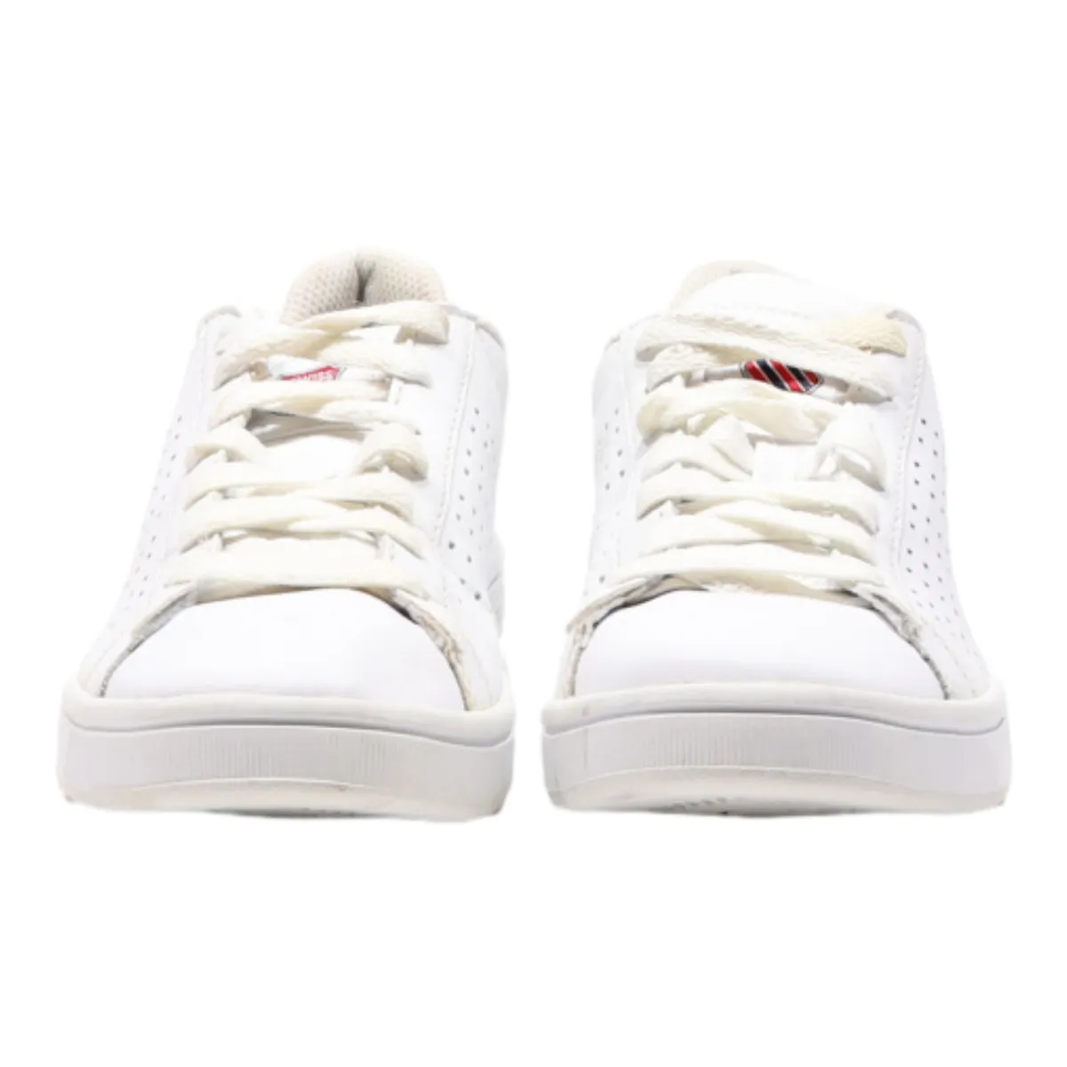 K-SWISS Sneaker Trainers White Leather Womens UK 4