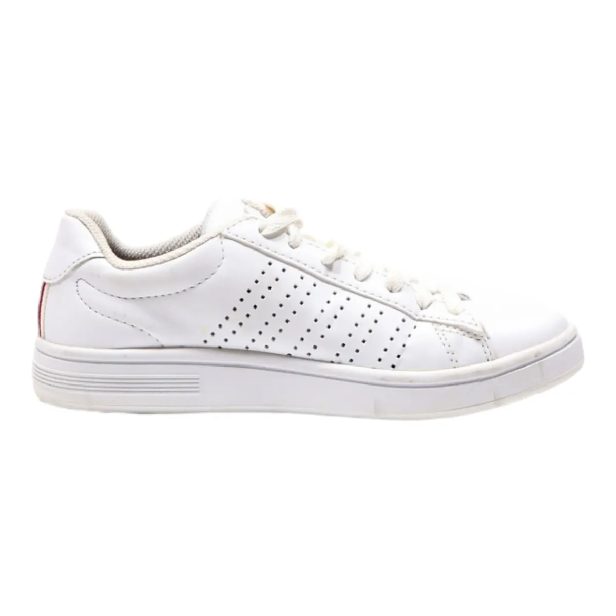 K-SWISS Sneaker Trainers White Leather Womens UK 4