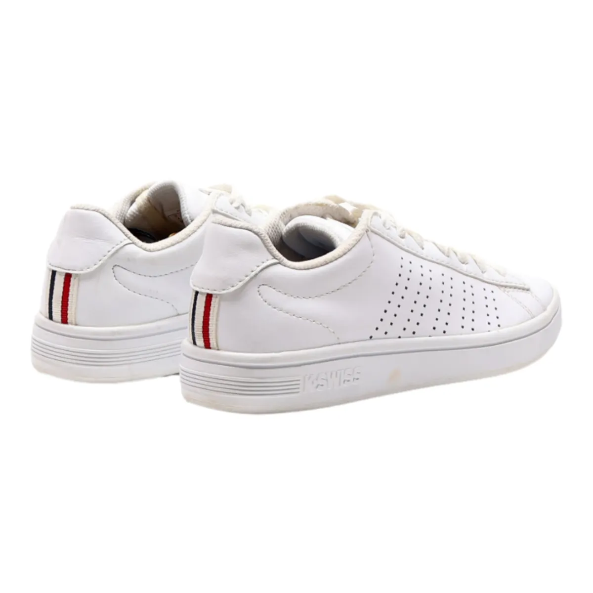 K-SWISS Sneaker Trainers White Leather Womens UK 4