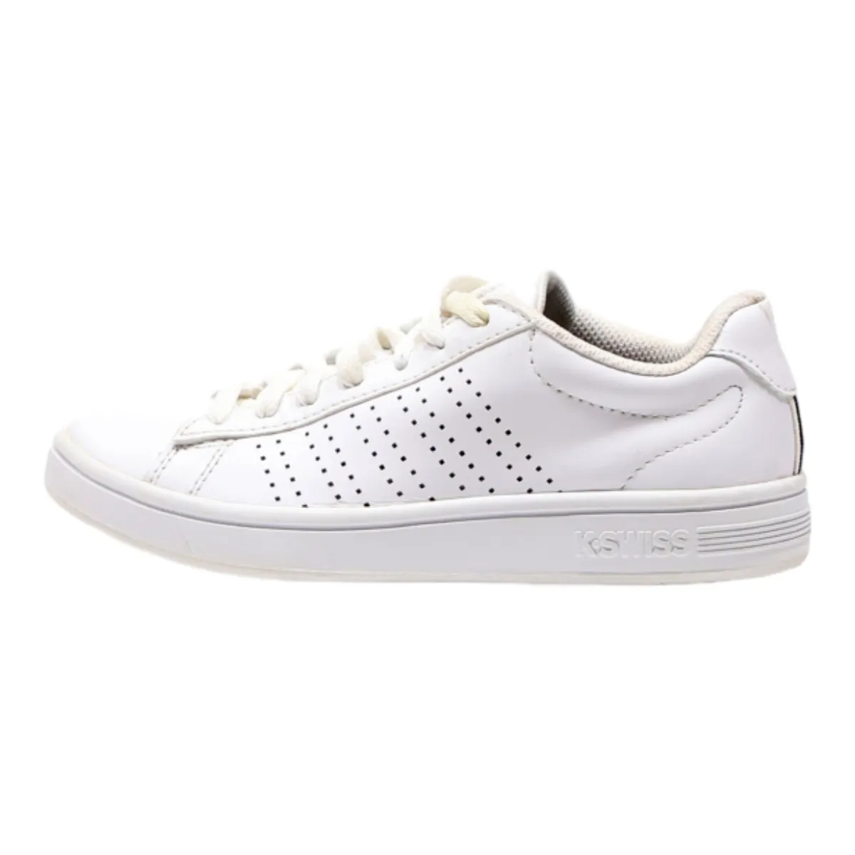 K-SWISS Sneaker Trainers White Leather Womens UK 4