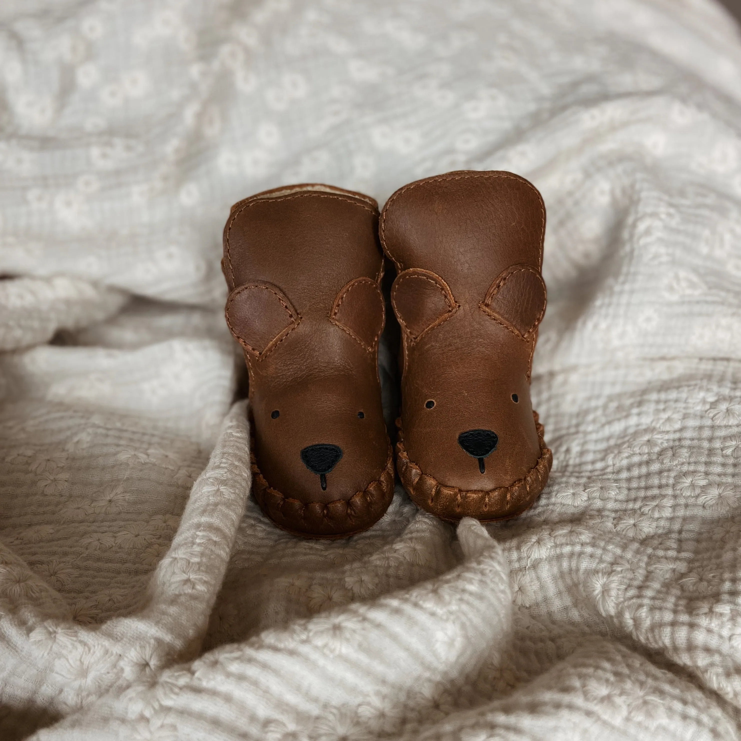 Kapi Bear Cognac Classic Leather