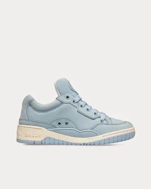Kiro Leather Light Blue Low Top Sneakers