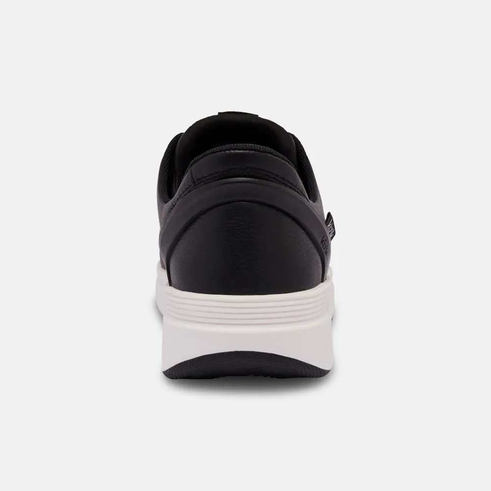'KIZIK' Women's Sidney Leather Sneaker - Black