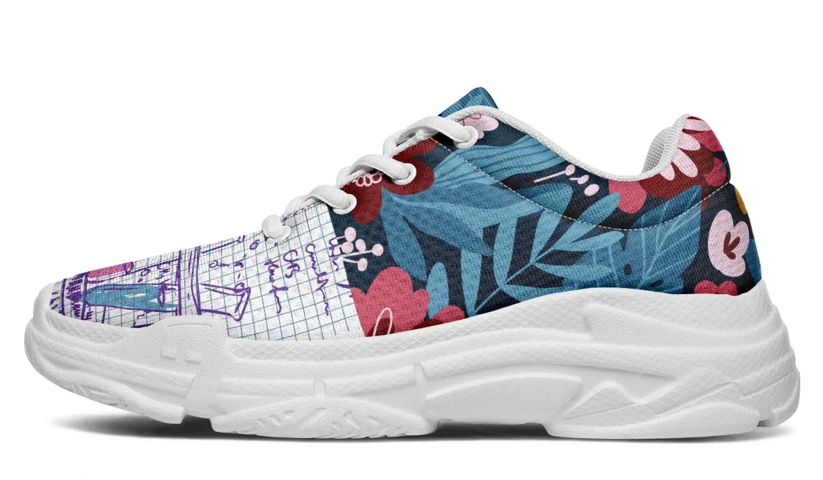 Lab Graph Paper Chunky Sneakers