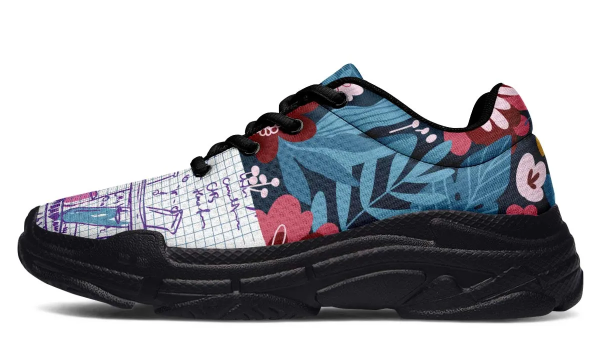 Lab Graph Paper Chunky Sneakers