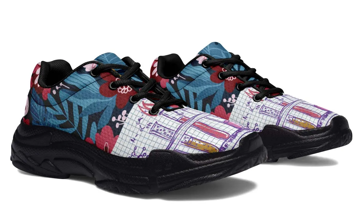Lab Graph Paper Chunky Sneakers