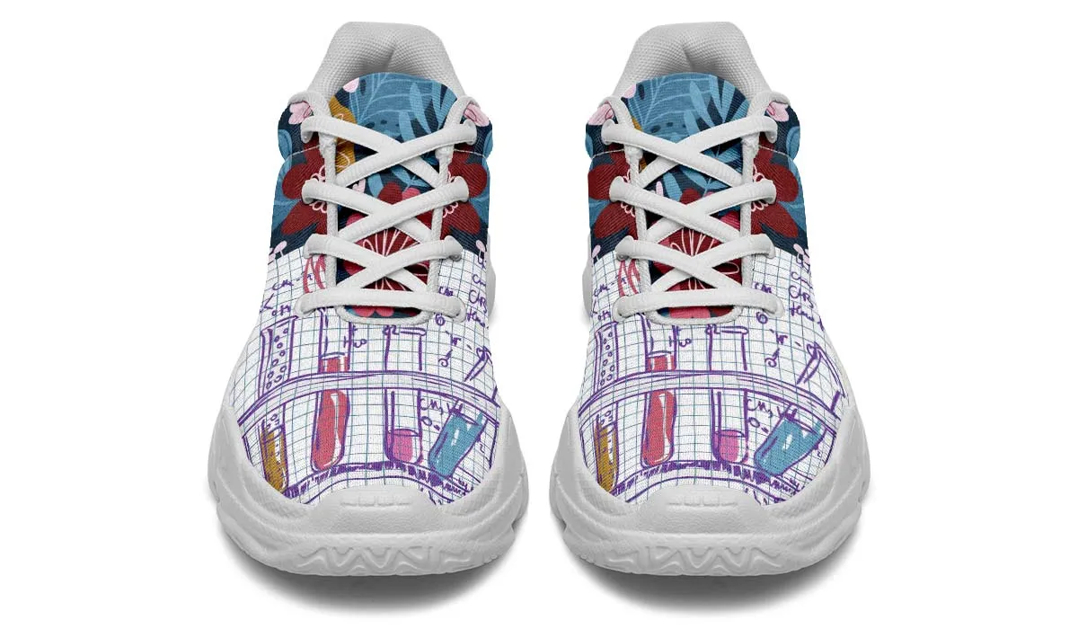 Lab Graph Paper Chunky Sneakers