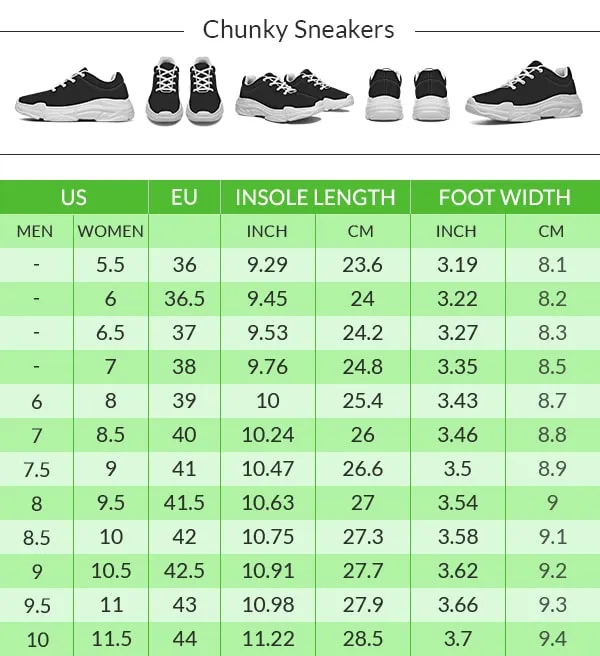 Lab Graph Paper Chunky Sneakers