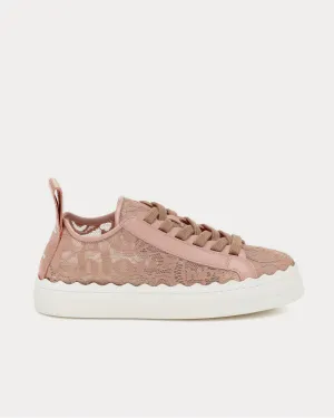 Lauren lace Pink Tea Low Top Sneakers