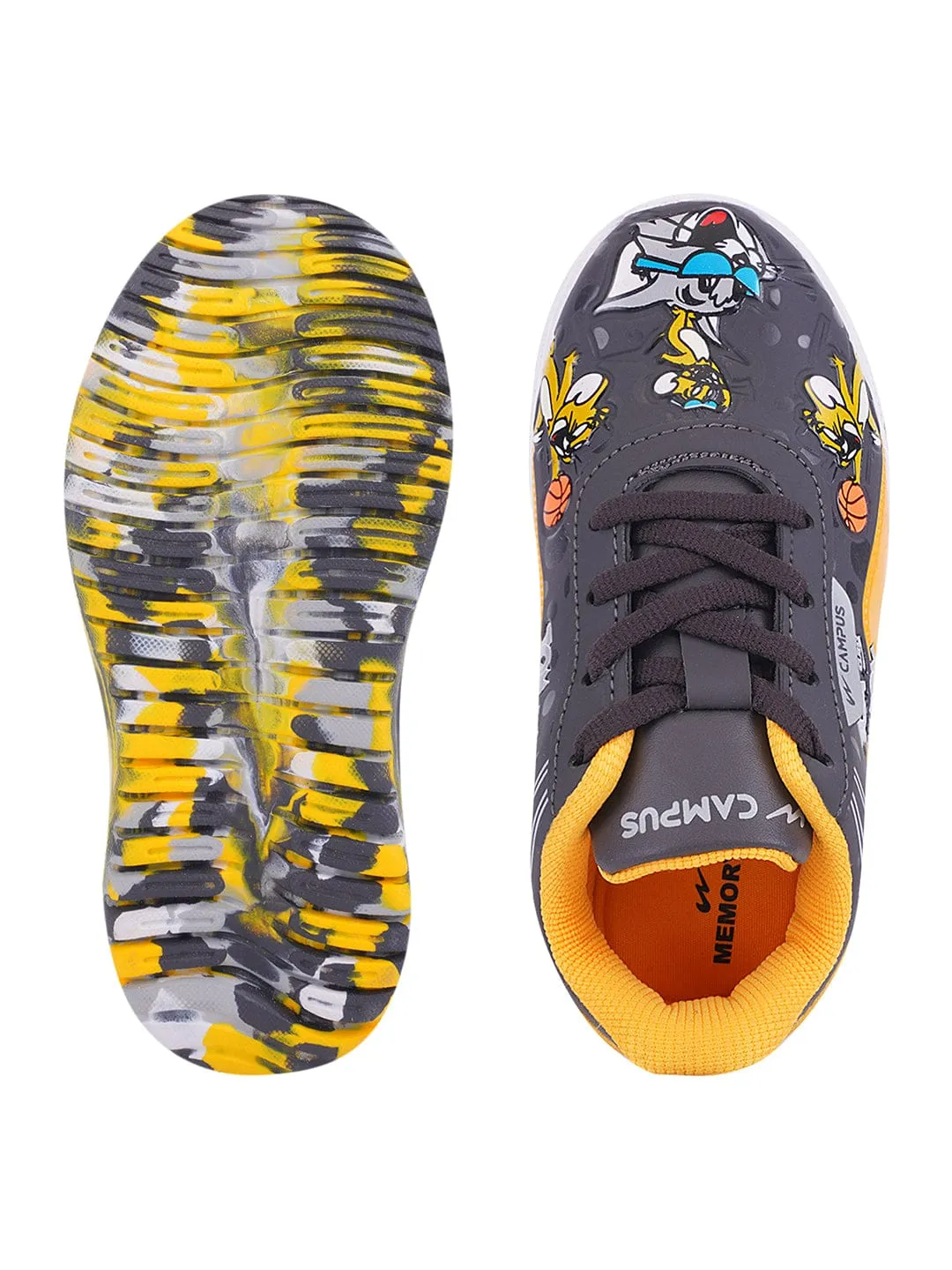 LEH K Grey Kid's Running Shoes