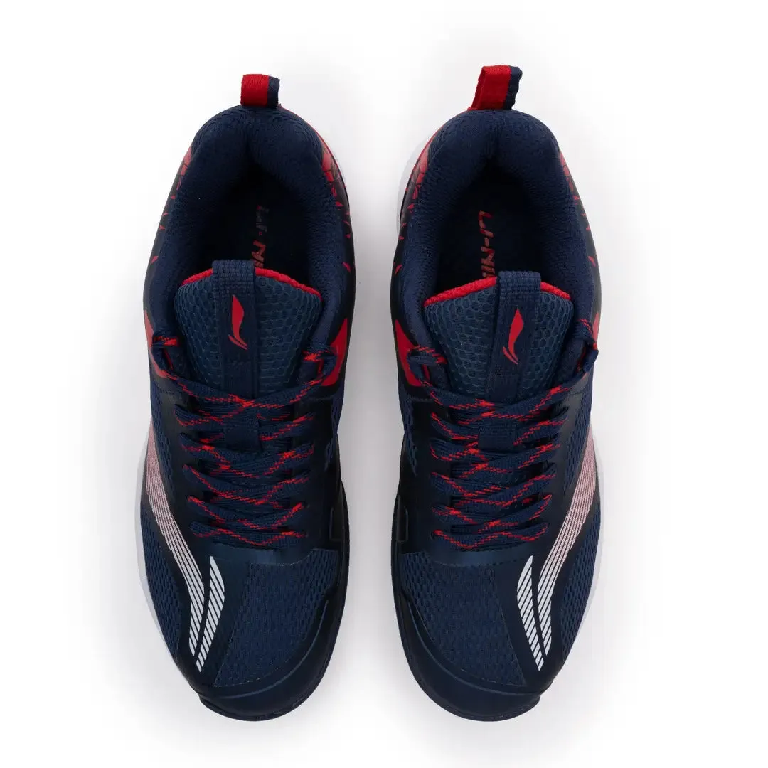 Li-Ning Hypersonic Badminton Shoes - Navy/Red