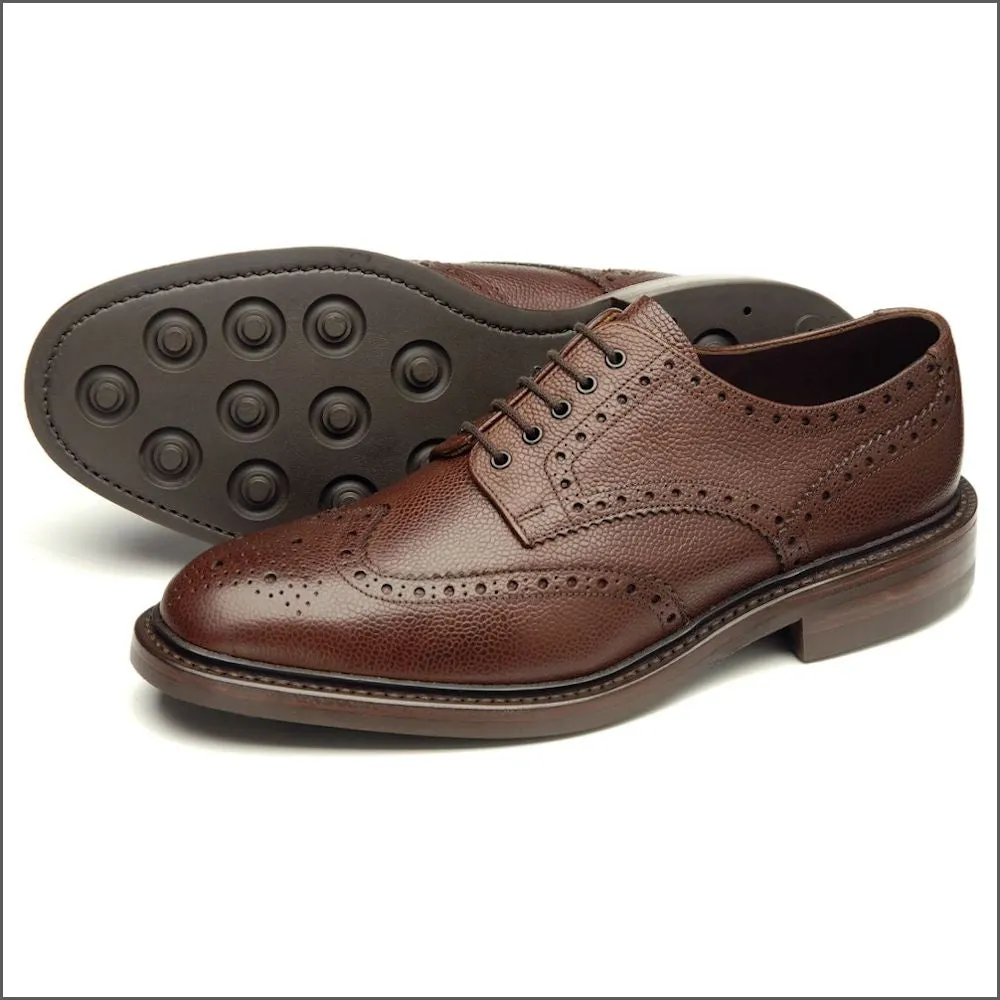 Loake Badminton Dark Brown Premium Country Brogue--