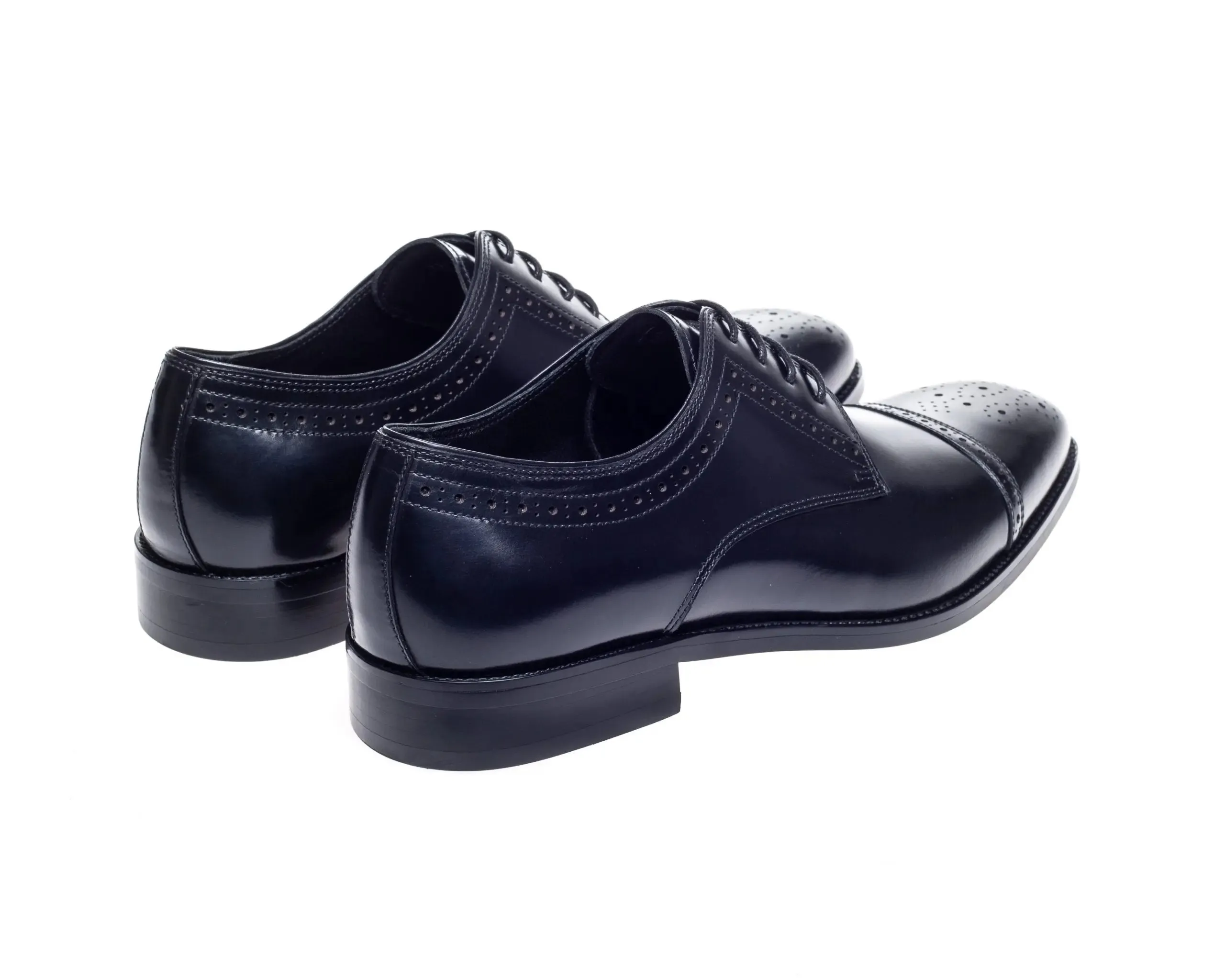 Lucan Derby Semi Brogues - Black