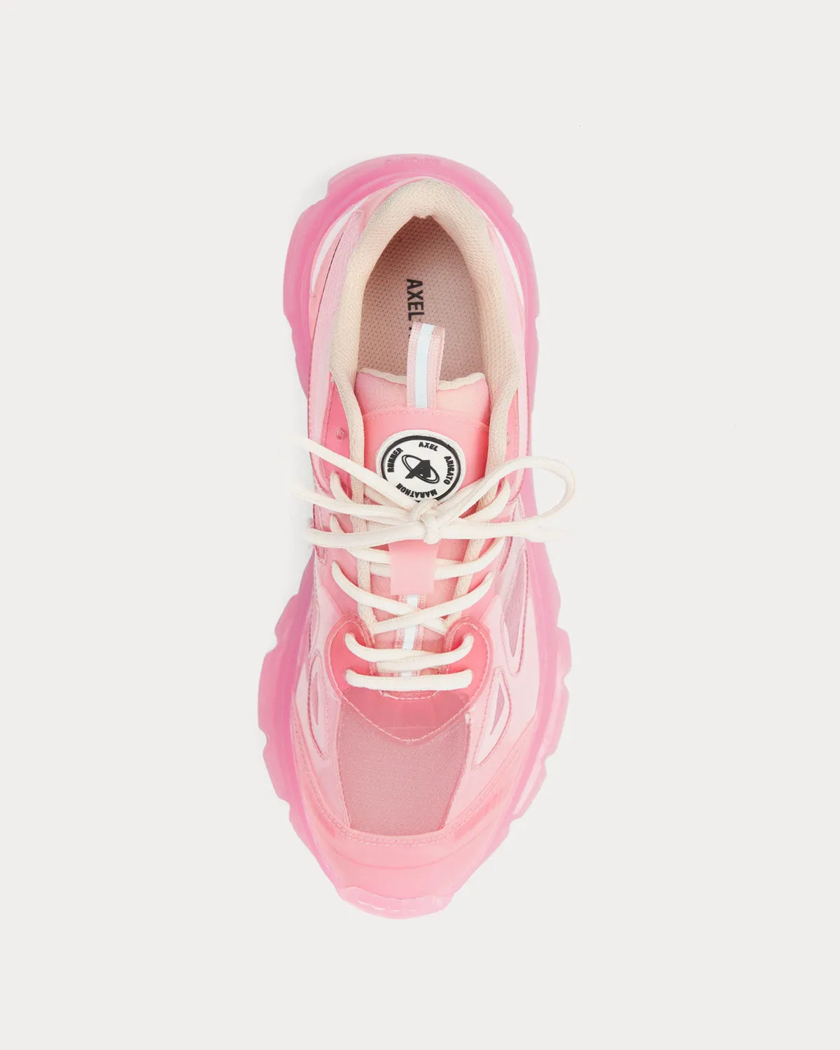 Marathon Ghost Runner Pink Low Top Sneakers