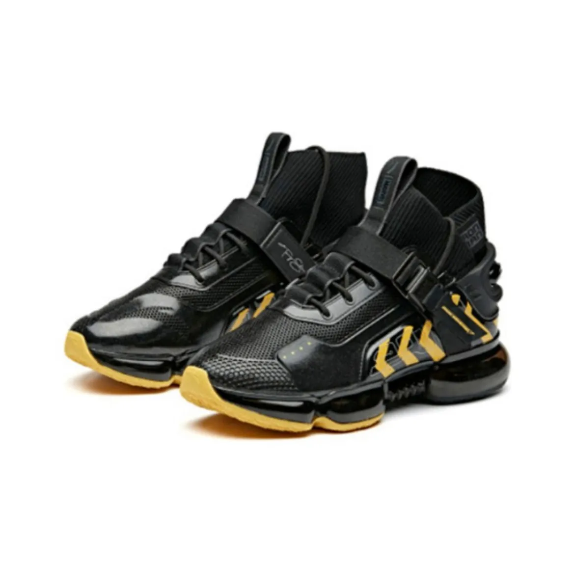 Marvel x Anta “Iron Man” High Running Shoes - Black/Yellow