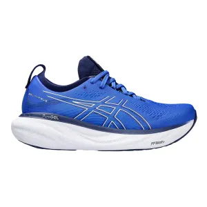 Men's Asics Gel-Nimbus 25, Illusion Blue/Pure Silver, 13.5 2E Wide